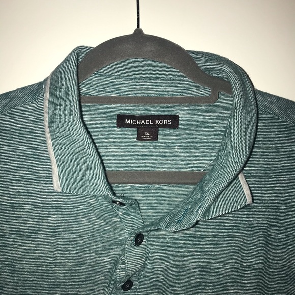 Green mens Michael Kors polo. Size XL - Picture 1 of 2